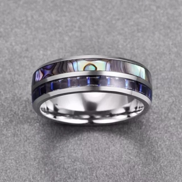 👑Men 8MM wide titanium steel ring ❤️5 star loved - Picture 4 of 6